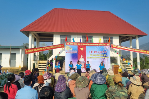 Xã Đắk Choong tổ chức lễ ra quân xây dựng nông thôn mới và phát động thi đua triển khai nhiệm vụ năm 2024